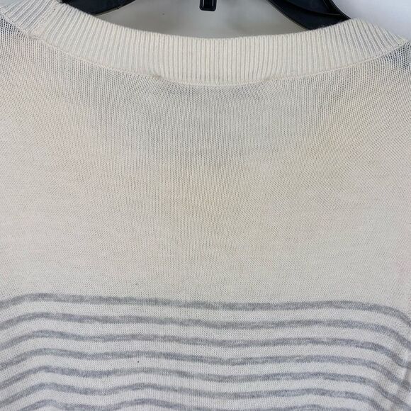 LOFT Women’s Crew Neck Long Sleeve Color Block Striped Sweater Size S - Picture 6 of 6